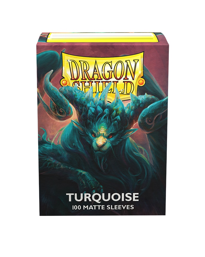 Dragon Shield 100 Sleeves - Players Choice Matte Turquoise (Atebeck)